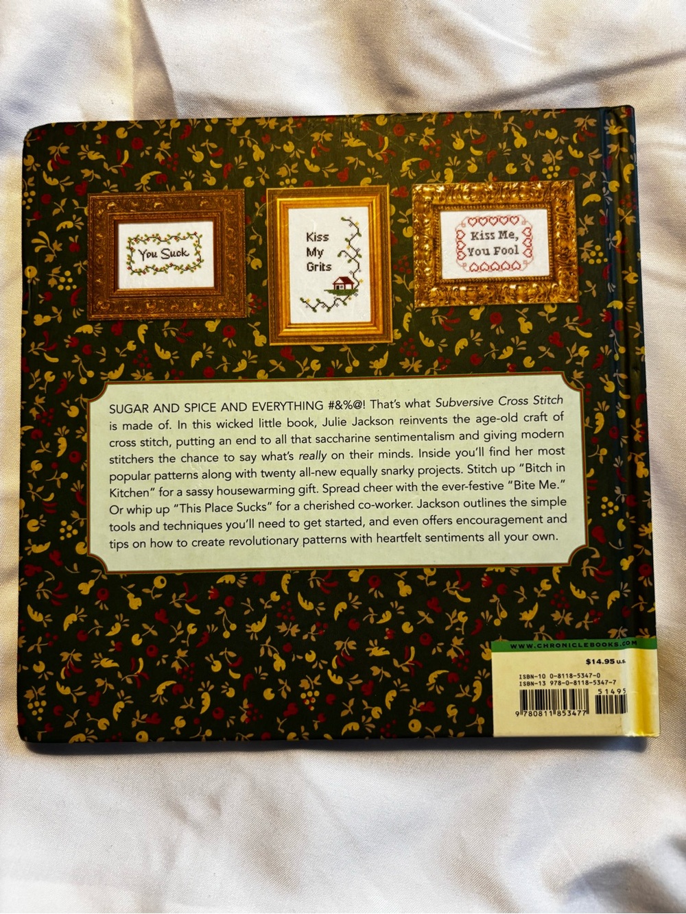 Subversive Cross Stitch book by Julie Jackson - 33 Patterns for Cross Stitch - Picture 2 of 3